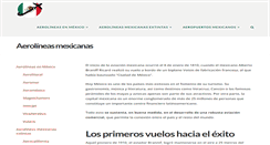 Desktop Screenshot of aerolineasmexicanas.com.mx