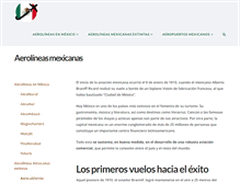 Tablet Screenshot of aerolineasmexicanas.com.mx