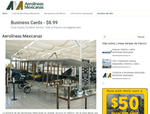Tablet Screenshot of aerolineasmexicanas.mx